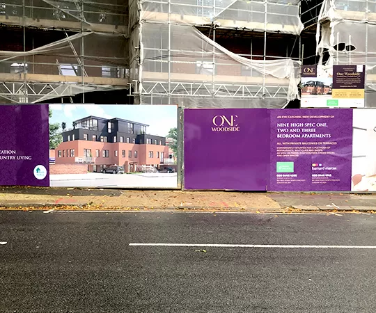site hoarding panels